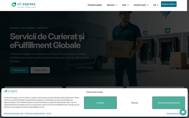 Ekraanipilt saidist altexpress.ro