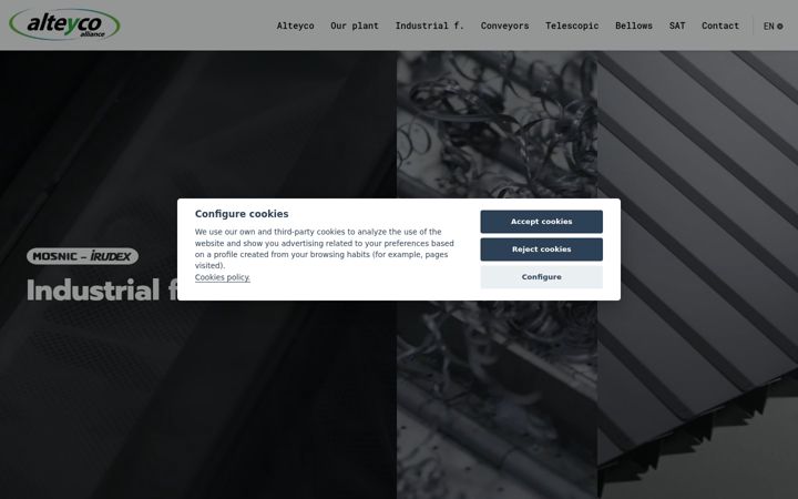 Screenshot of alteyco.com