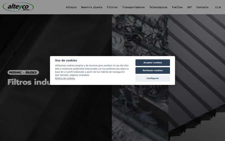Screenshot of alteyco.es