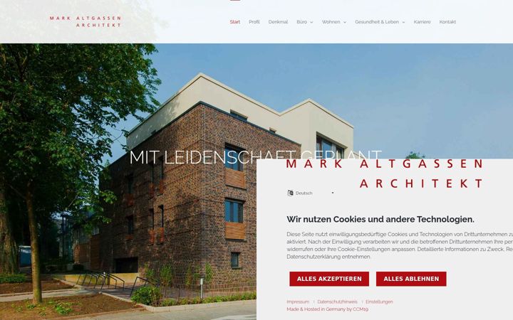 Képernyőkép: altgassen-architekt.de