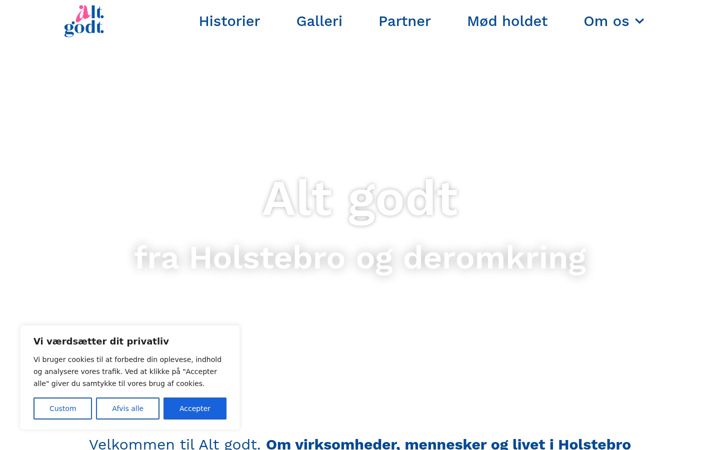 Screenshot of altgodt.nu