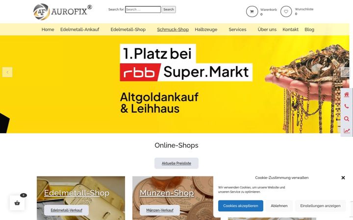 Képernyőkép: altgoldankauf24.de