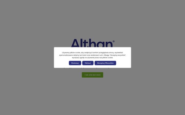 Captura de pantalla de althan.pl