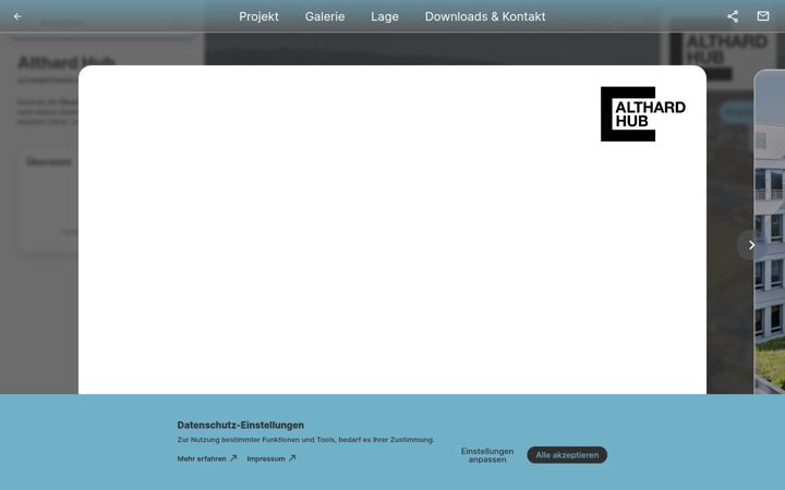 Screenshot of althard-hub.ch