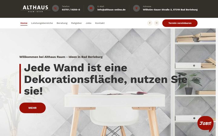 Screenshot of althaus-online.de