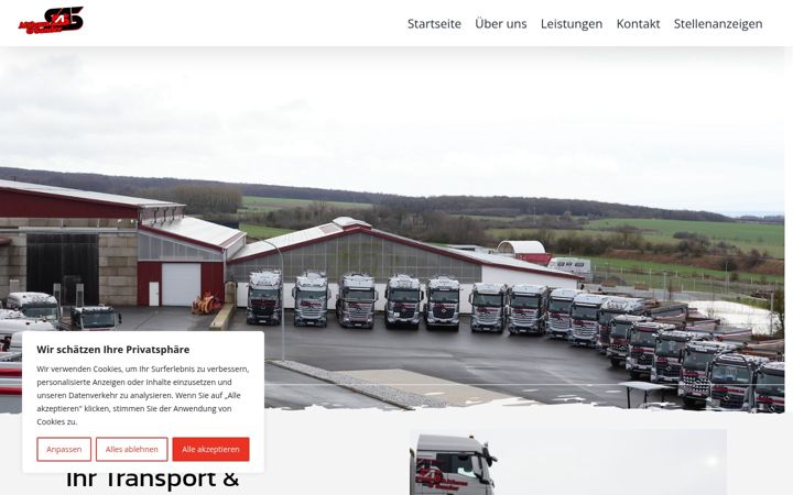 Képernyőkép: althaus-sander.de