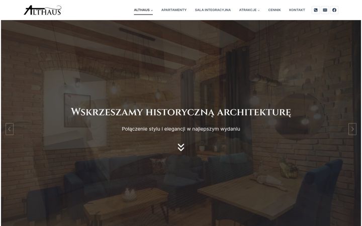 Screenshot of althaus.com.pl