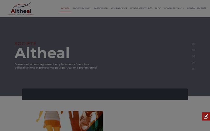 Screenshot of altheal.fr