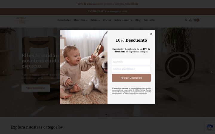 Screenshot von althealiving.com