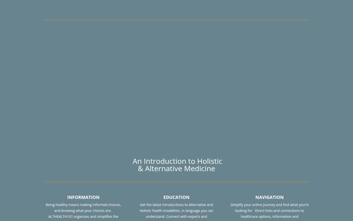 Screenshot of althealth101.com