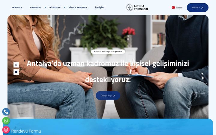 Screenshot von altheapsikoloji.com