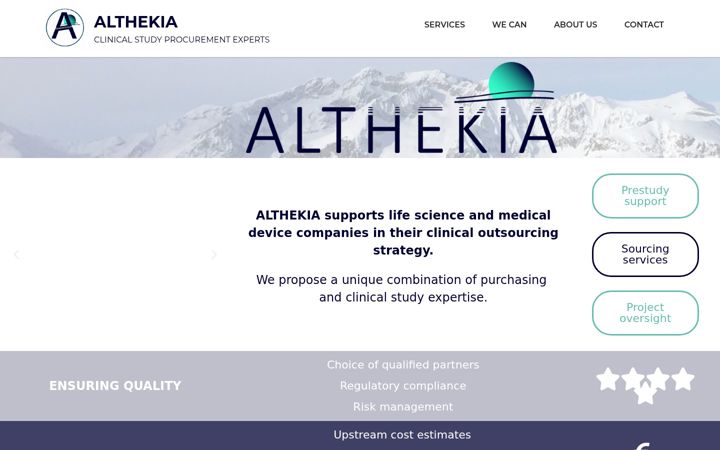 Screenshot von althekia.com