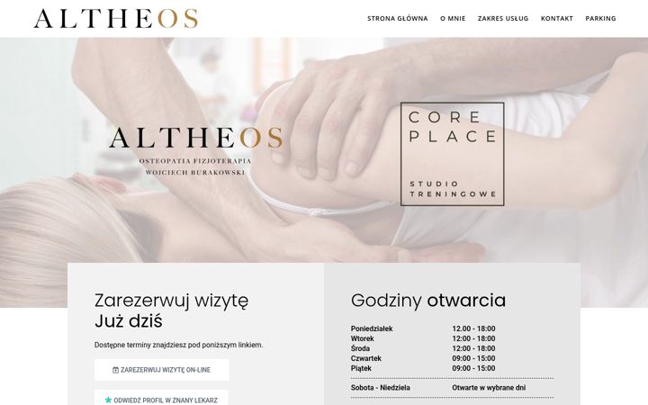 Screenshot of altheos.pl