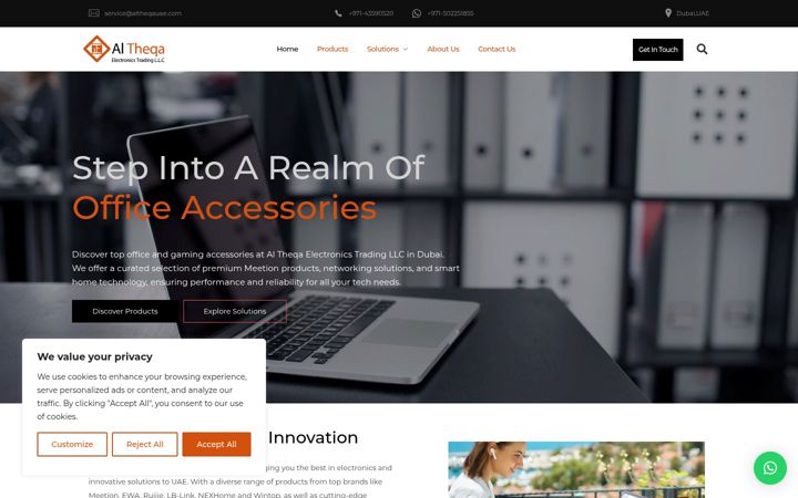 Screenshot of altheqauae.com