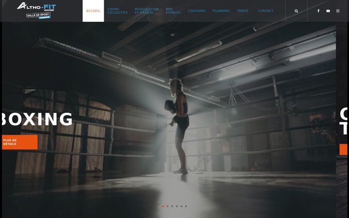 Screenshot of altho-fitness.fr