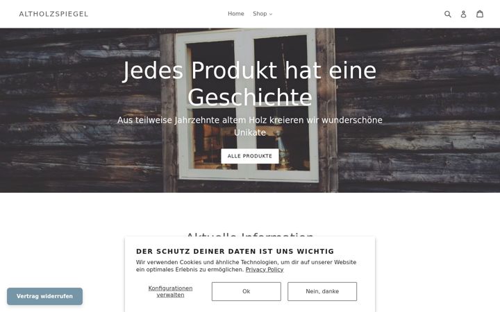 Screenshot of altholzspiegel.de