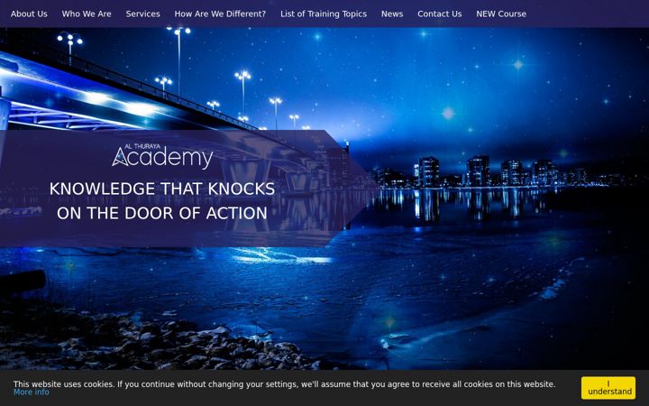 Screenshot of althuraya.academy