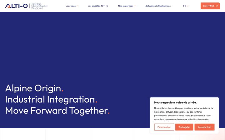 Screenshot of alti-o.com