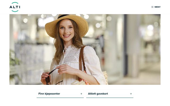 Screenshot of alti.no
