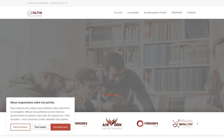 Screenshot of altia.fr
