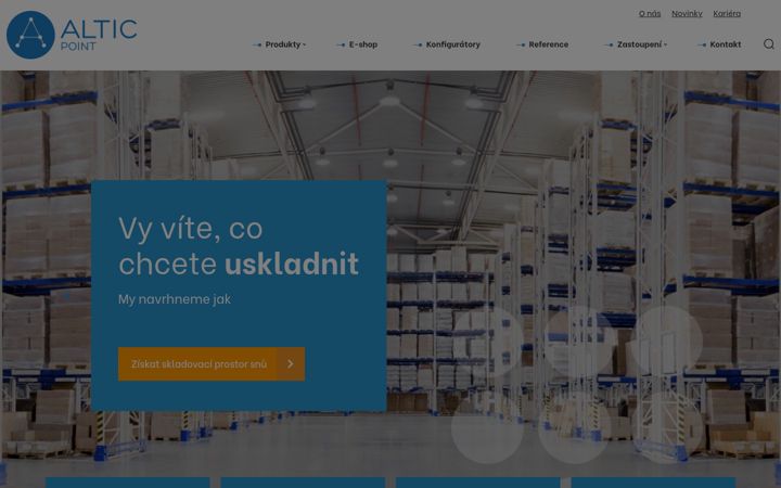 Screenshot of altic.cz