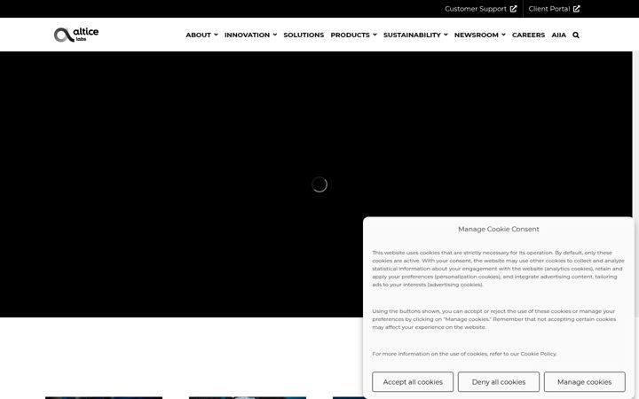 Ekraanipilt saidist alticelabs.com