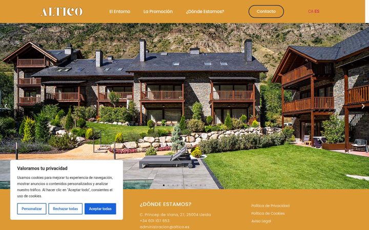 Screenshot of altico.es