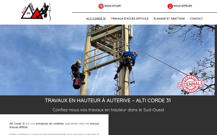 Screenshot of alticorde31.fr