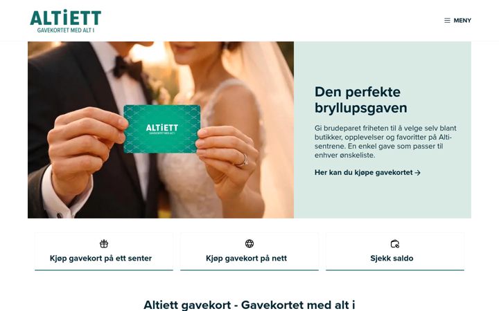 Screenshot of altiett.no