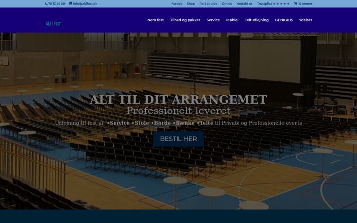 Screenshot of altifest.dk