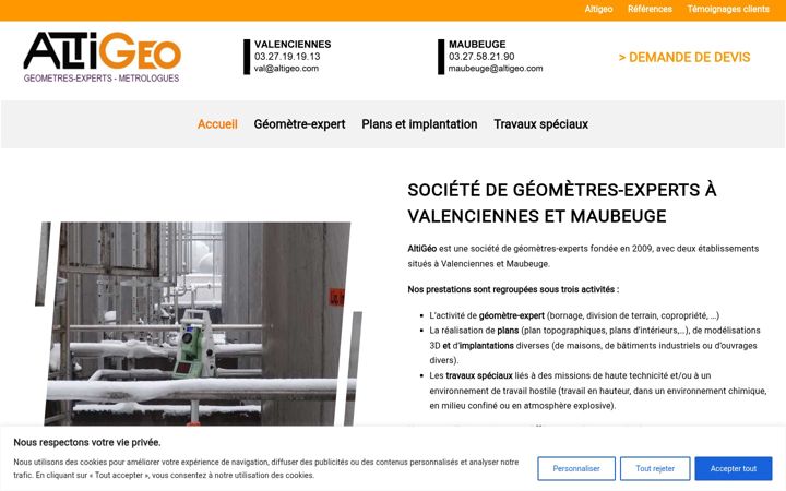 Screenshot of altigeo.com
