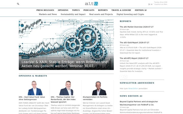 Screenshot of altii.de