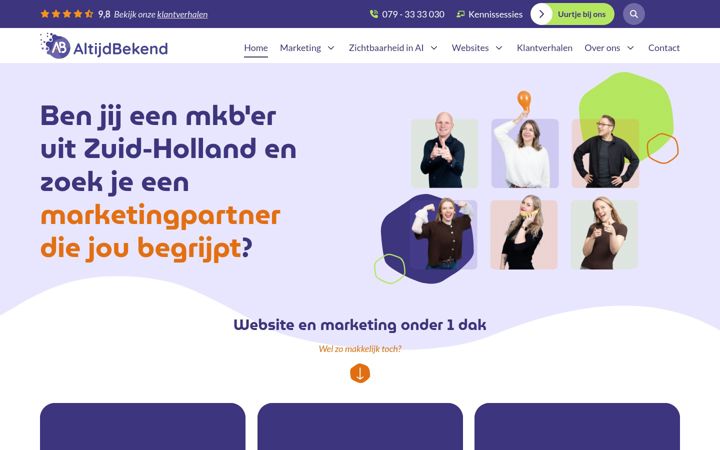 Captura de pantalla de altijdbekend.nl