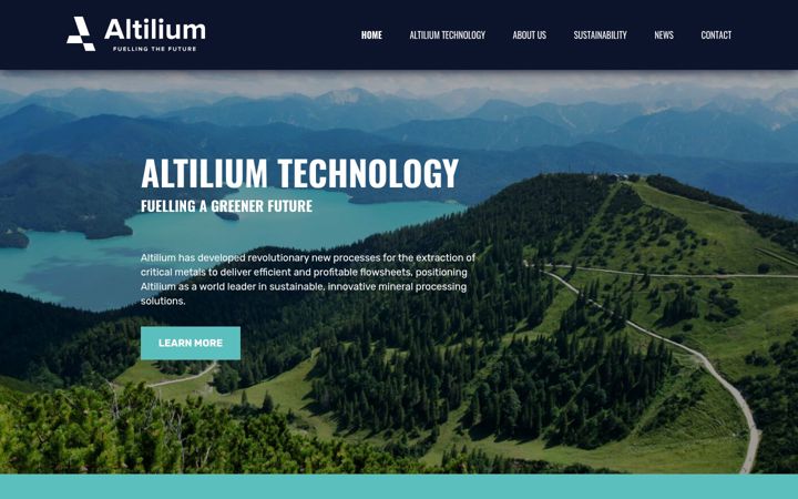 Screenshot of altiliumgroup.com