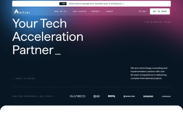 Screenshot of altimi.com