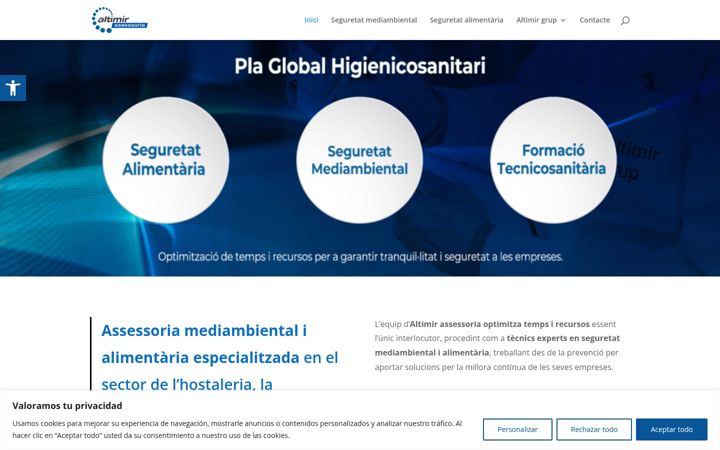 Screenshot of altimirassessoria.com