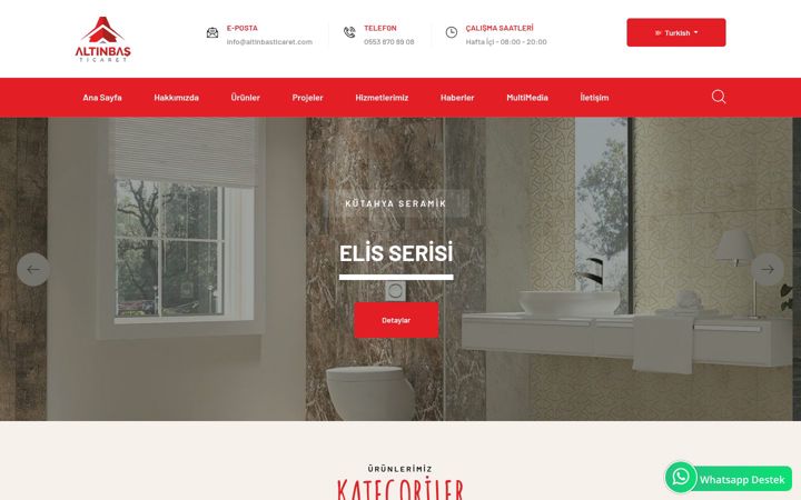 Skærmbillede af altinbasticaret.com