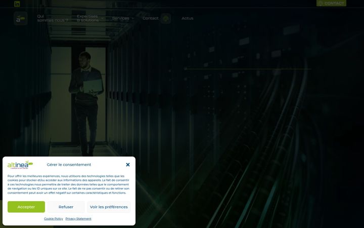 Screenshot of altinea.fr