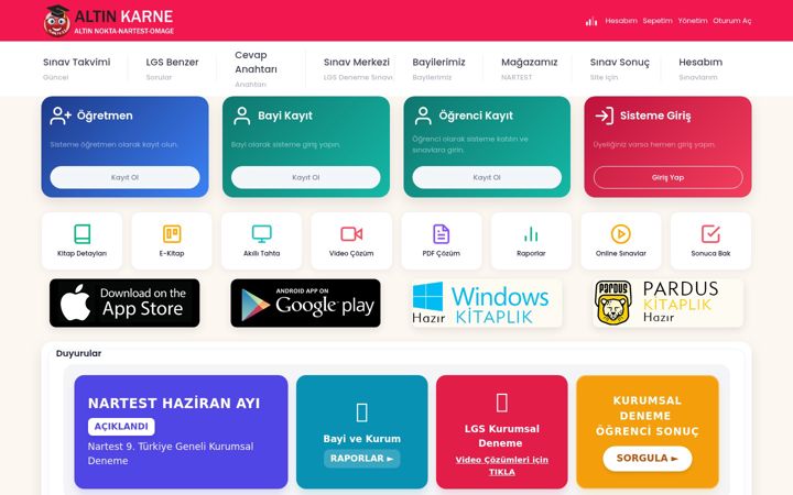 Screenshot of altinkarne.com