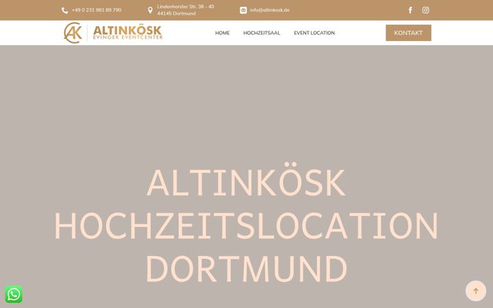 Screenshot of altinkosk.de