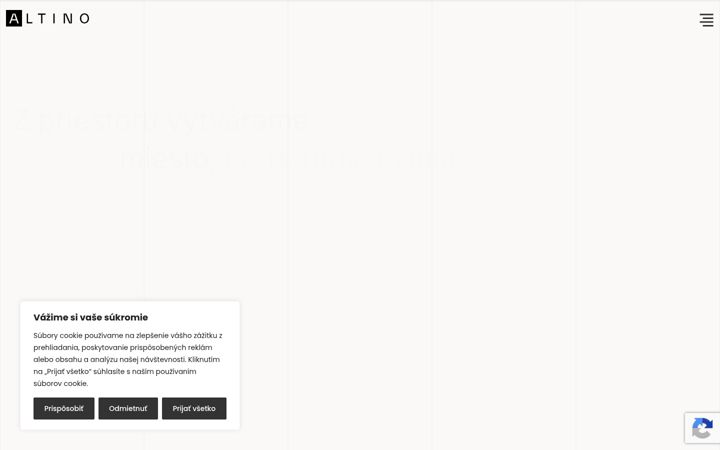 Screenshot of altino.sk