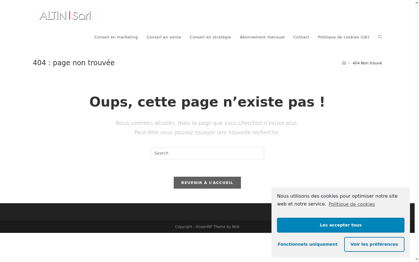 Screenshot van de toestemmingsbanner zoals getoond vóór enige interactie