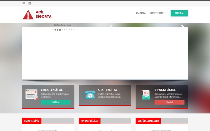 Screenshot of altintassigorta.com.tr