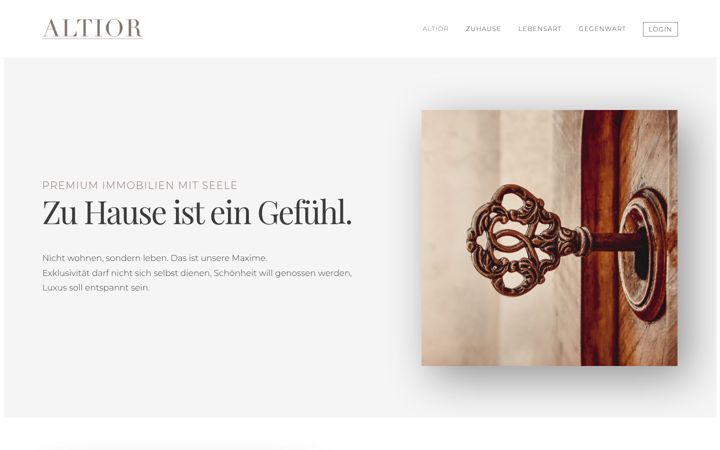 Screenshot of altior.info