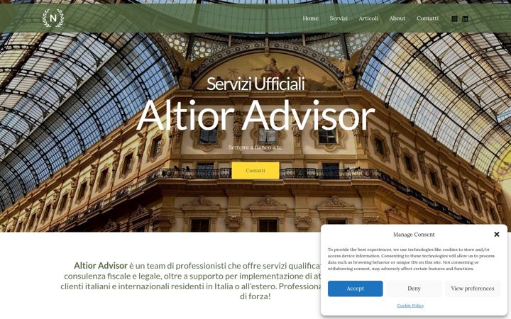 Screenshot of altioradvisor.com