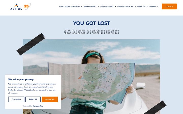Screenshot of altios.fr