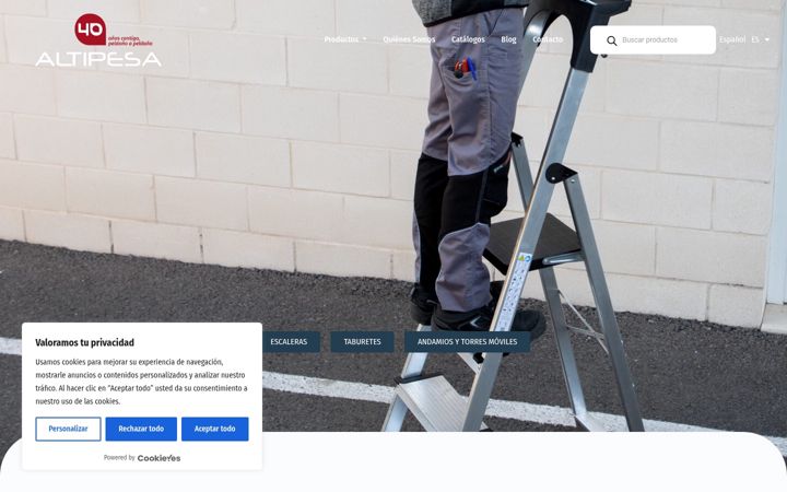 Screenshot of altipesa.com