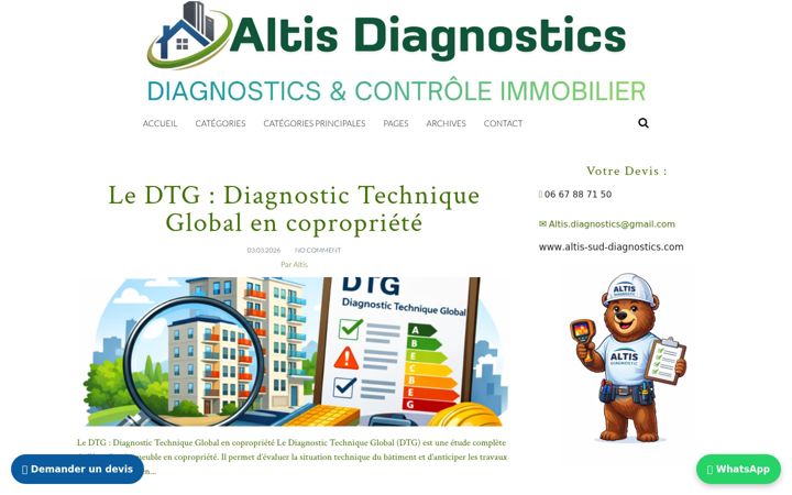 Screenshot of altis-sud-diagnostics.com