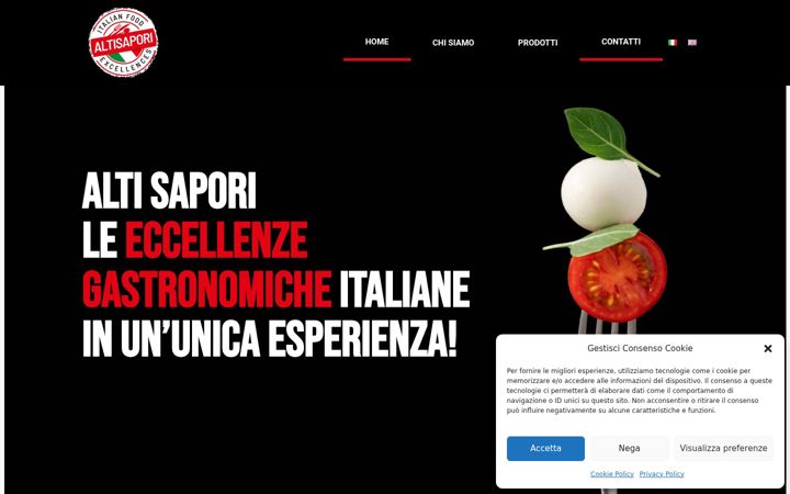 Screenshot van altisapori.com