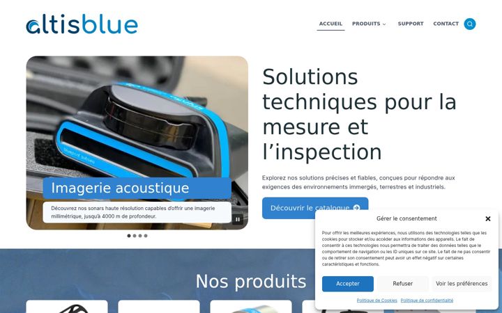 Screenshot of altisblue.com